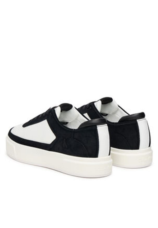 Calvin Klein Sneakersy Basket Cupsole Laceup Lth-Su YM0YM01354 Czarny. Kolor: czarny. Materiał: skóra