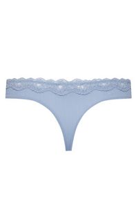 Hunkemöller Stringi Lola 300923 Błękitny. Kolor: niebieski. Materiał: syntetyk #7