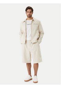 Guess Jeans Kurtka jeansowa M6GN70 D7961 Beżowy Regular Fit. Kolor: beżowy. Materiał: bawełna #2