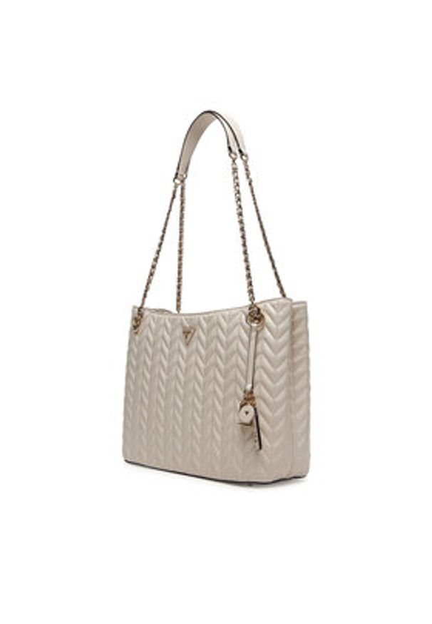 Guess Torebka Cheryl HWTQ97 20220 Écru. Kolor: kremowy. Materiał: skórzane