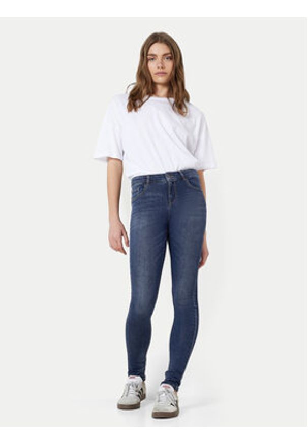Noisy may - Noisy May Jeansy Jen 27030580 Granatowy Skinny Fit. Kolor: niebieski