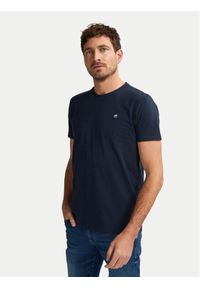 Petrol Industries T-Shirt M-ROS-TSR002 Granatowy Regular Fit. Kolor: niebieski. Materiał: bawełna #1