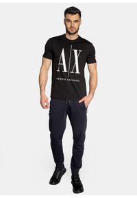 Koszulka męska czarna Armani Exchange 8NZTPA ZJH4Z 1200. Kolor: czarny #4