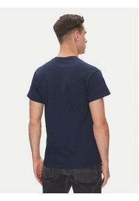 Etnies T-Shirt Burger 4130004128 Granatowy Regular Fit. Kolor: niebieski. Materiał: bawełna #4