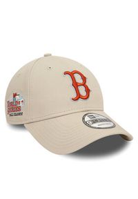 New Era Czapka z daszkiem Mlb Patch 940 Red Sox 60503511 Beżowy. Kolor: beżowy. Materiał: materiał