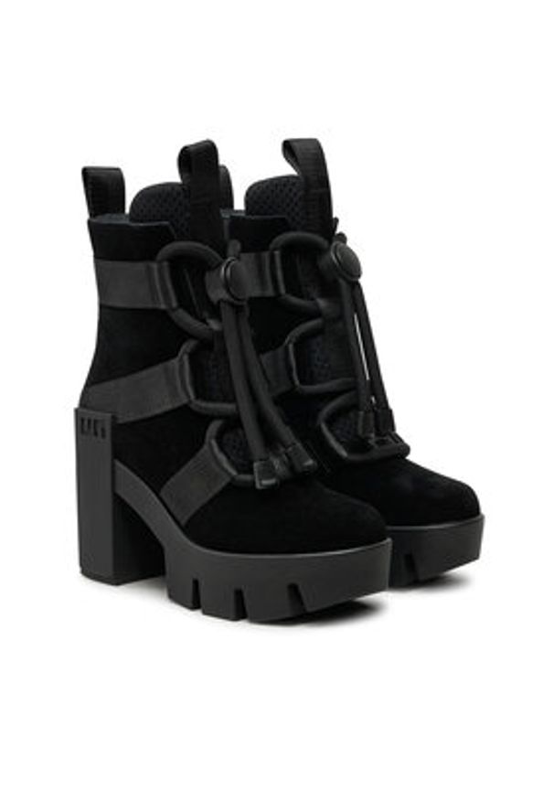 United Nude Trzewiki Grip Nomad Mid II 107640157 Czarny. Kolor: czarny. Materiał: skóra