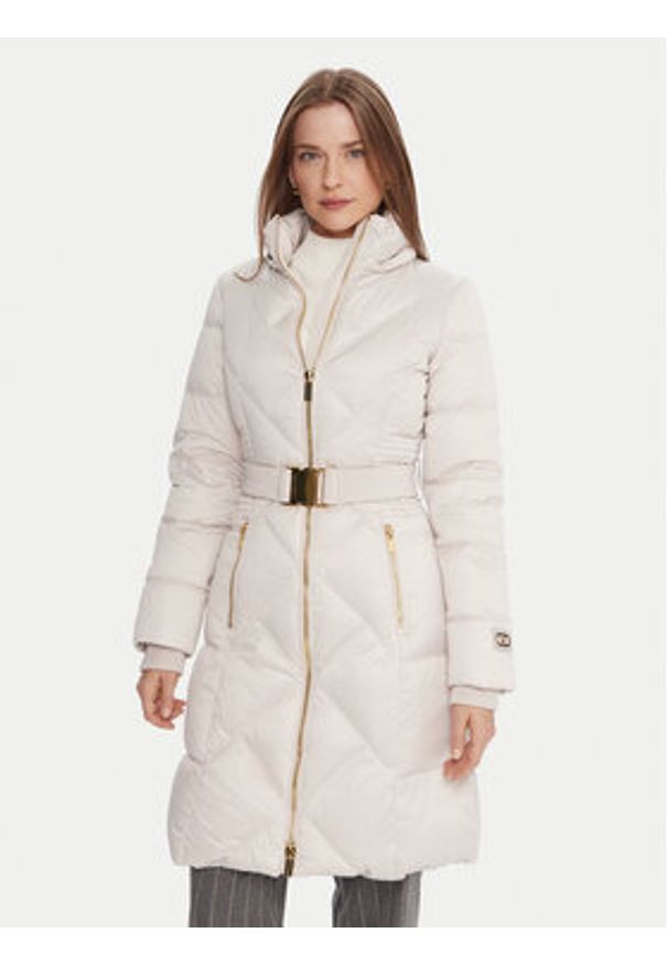 Marciano Guess Płaszcz zimowy 5BGL38 7374A Beżowy Regular Fit. Kolor: beżowy. Materiał: syntetyk. Sezon: zima