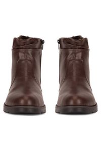 Rieker Botki Y0551-25 Brązowy. Kolor: brązowy. Materiał: materiał #6