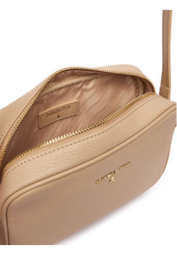 Patrizia Pepe Torebka CB8985/L001-R874 Beżowy. Kolor: beżowy. Materiał: skórzane