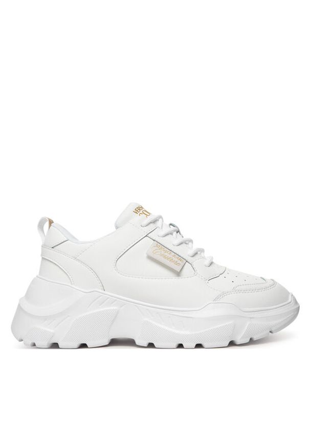 Versace Jeans Couture Sneakersy 80VA3SC2 ZPB71 3 Biały. Kolor: biały. Materiał: skóra