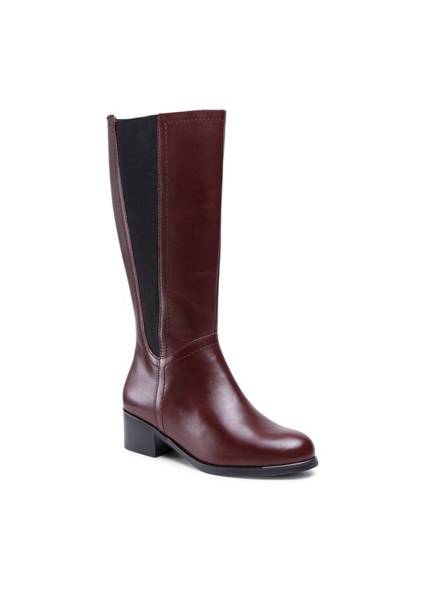 Kozaki Go Soft. Kolor: czerwony