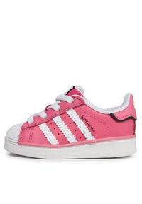 Adidas - adidas Sneakersy Superstar Elastic Lace Kids IE0861 Różowy. Kolor: różowy. Materiał: skóra. Model: Adidas Superstar #3