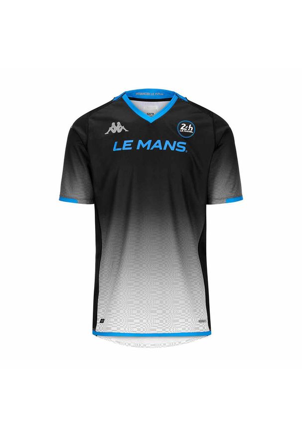 Koszulka Kappa 24h Le Mans. Kolor: czarny, biały, wielokolorowy. Sport: kolarstwo