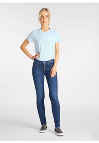 Lee - LEE SKINNY DAMSKIE SPODNIE JEANSOWE L31YRONR #5