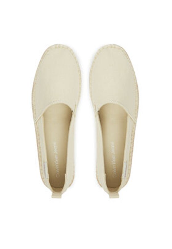 Calvin Klein Jeans Espadryle Platform Espadrille Ml Cs YW0YW01871 Beżowy. Kolor: beżowy. Materiał: materiał. Obcas: na platformie