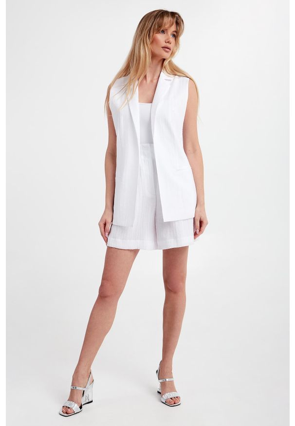 Armani Exchange - Kamizelka damska z lyocellu ARMANI ECHANGE