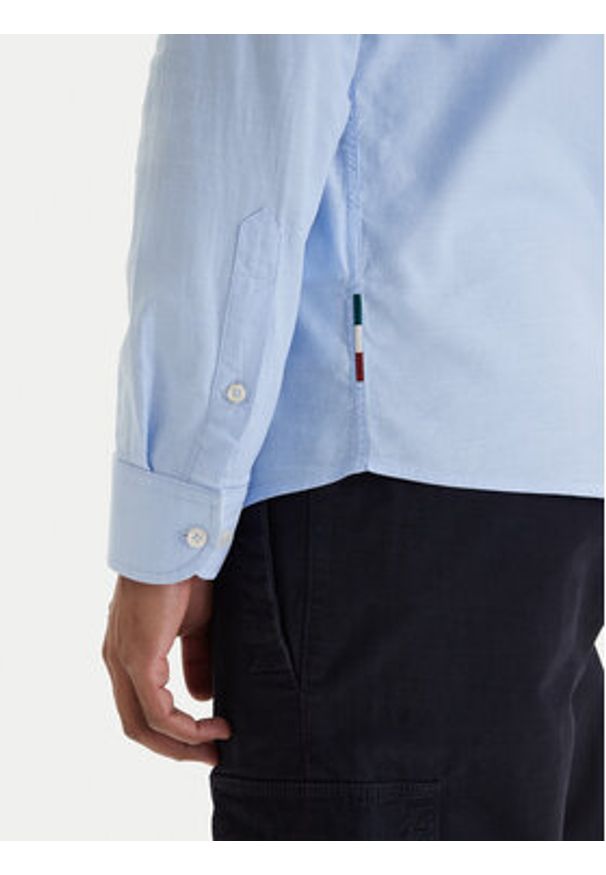 Aeronautica Militare Koszula 261CA1320UCT03532 Błękitny Regular Fit. Kolor: niebieski. Materiał: bawełna