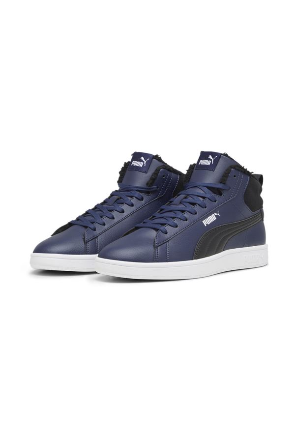 Buty lifestyle męskie Puma Smash 3.0 Mid WTR 392335 04. Kolor: biały, wielokolorowy, niebieski
