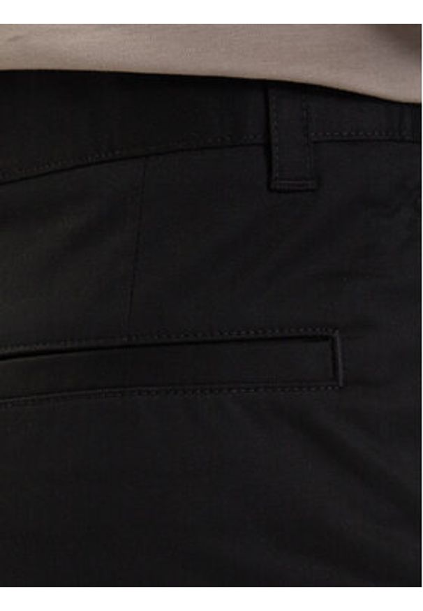 Hugo - HUGO Spodnie materiałowe Genar253 50567257 Czarny Slim Fit. Kolor: czarny. Materiał: bawełna