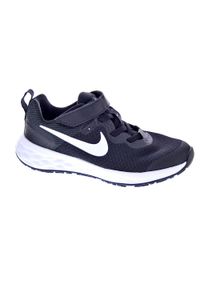 Tenisówki Nike Model Nike Revolution 6 Little Kid Kolor Czarny. Kolor: czarny. Materiał: syntetyk, tkanina, materiał. Model: Nike Revolution. Sport: turystyka piesza