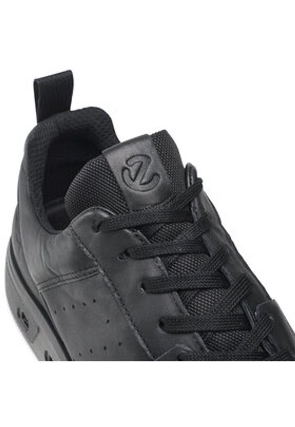 ecco - ECCO Sneakersy Street 720 M GORE-TEX 52081401001 Czarny. Kolor: czarny. Materiał: skóra. Technologia: Gore-Tex