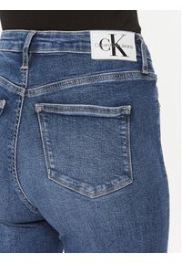 Calvin Klein Jeans Jeansy J20J222140 Granatowy Skinny Fit. Kolor: niebieski