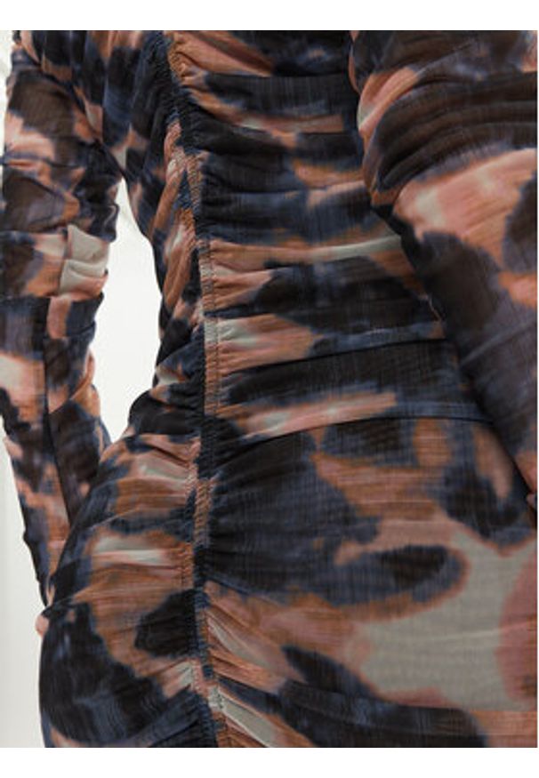 Munthe Sukienka codzienna Totally 243138024361 Kolorowy Slim Fit. Okazja: na co dzień. Materiał: syntetyk. Wzór: kolorowy. Typ sukienki: proste. Styl: casual