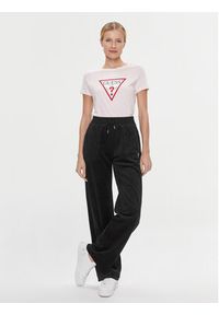Guess T-Shirt W1YI1B I3Z14 Różowy Slim Fit. Kolor: różowy. Materiał: bawełna #5