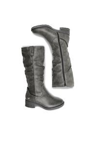 Mustang Kozaki 1293-602 Szary. Kolor: szary. Materiał: materiał #3