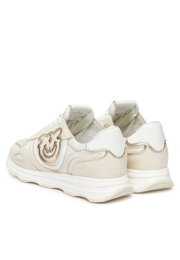 Pinko - PINKO Sneakersy Zoe 01 SS0087P023 Biały. Kolor: biały. Materiał: skóra