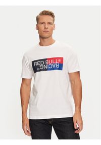 Pepe Jeans T-Shirt Red Bull Racing RM500001 Biały Regular Fit. Kolor: biały. Materiał: bawełna
