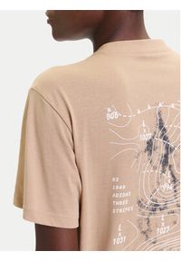 Adidas - adidas T-Shirt City Tech Summer Graphic JV8600 Beżowy Regular Fit. Kolor: beżowy. Materiał: bawełna #5