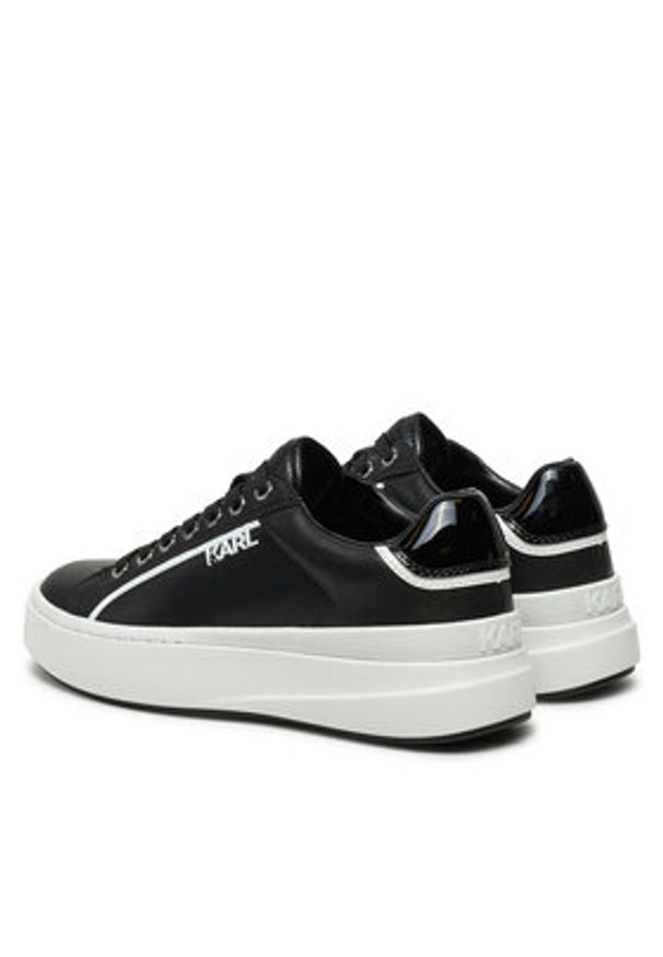 Karl Lagerfeld - KARL LAGERFELD Sneakersy KL64020 Czarny. Kolor: czarny. Materiał: skóra