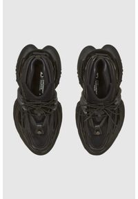 Balmain - BALMAIN Czarne sneakersy Unicorn. Kolor: czarny. Materiał: materiał, skóra #4