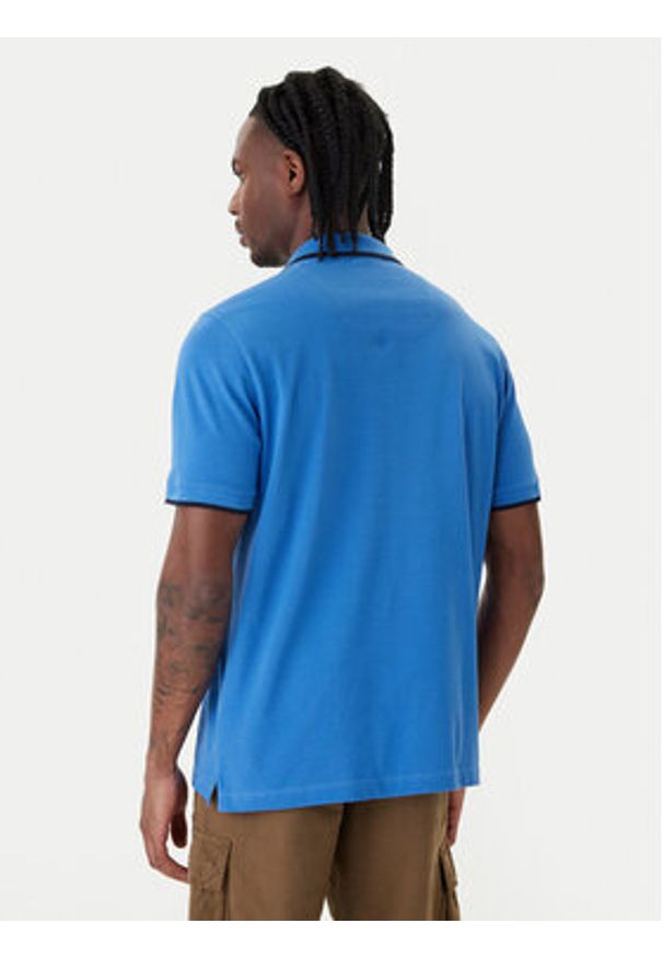 Aeronautica Militare Polo 261PO1308UP00082 Niebieski Regular Fit. Typ kołnierza: polo. Kolor: niebieski. Materiał: bawełna