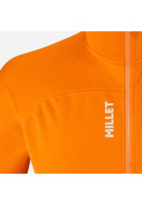 Millet - Bluza męska polarowa MILLET M Lokka Hoodie III pomarańczowy. Kolor: pomarańczowy. Materiał: polar