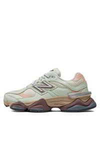 New Balance Sneakersy U9060GCA Zielony. Kolor: zielony. Materiał: skóra #5