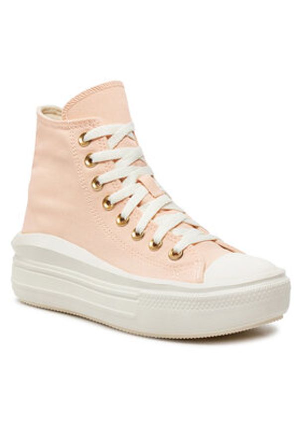 Converse Trampki Chuck Taylor All Star Move A09910C Różowy. Kolor: różowy. Materiał: materiał