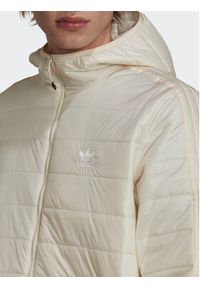 Adidas - adidas Kurtka puchowa Puffer HL9213 Écru Regular Fit. Kolor: beżowy. Materiał: syntetyk