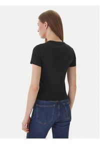 Guess Jeans T-Shirt W6GIB1 J1314 Czarny Slim Fit. Kolor: czarny. Materiał: bawełna #5