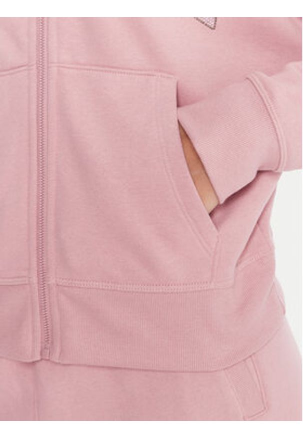 DKNY Sport Bluza DP5J9670 Różowy Regular Fit. Kolor: różowy. Materiał: syntetyk, bawełna. Styl: sportowy