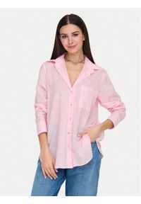 only - ONLY Koszula Salina 15335255 Różowy Regular Fit. Kolor: różowy. Materiał: bawełna #1