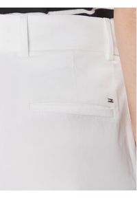 TOMMY HILFIGER - Tommy Hilfiger Chinosy WW0WW40504 Biały Straight Fit. Kolor: biały. Materiał: wiskoza, bawełna