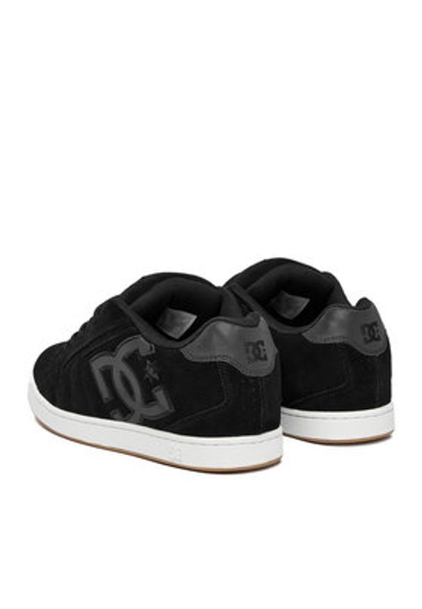 DC Shoes Sneakersy EO-NET SE DC03260001 Czarny. Kolor: czarny. Materiał: nubuk, skóra