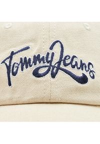 Tommy Jeans Czapka z daszkiem Canvas Summer AW0AW14606 Écru. Materiał: materiał, bawełna