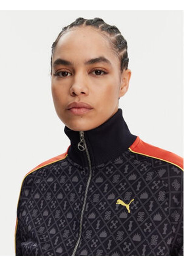 Puma Bluza Road To Unity T7 629792 Granatowy Regular Fit. Kolor: niebieski. Materiał: syntetyk