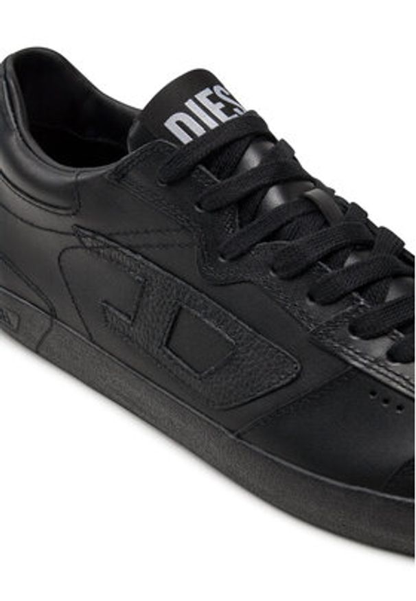 Diesel Sneakersy S-Leroji Y03336 PR030 T8013 Czarny. Kolor: czarny. Materiał: skóra