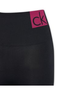 Calvin Klein Legginsy 701233681 Czarny Slim Fit. Kolor: czarny. Materiał: syntetyk