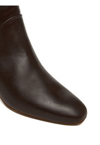 BALAGAN - Balagan Botki Adina Brązowy. Kolor: brązowy. Materiał: skóra #4
