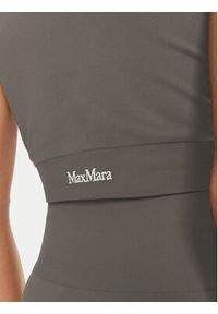 Max Mara Leisure Top Urago 2426366208 Brązowy Slim Fit. Kolor: brązowy. Materiał: syntetyk